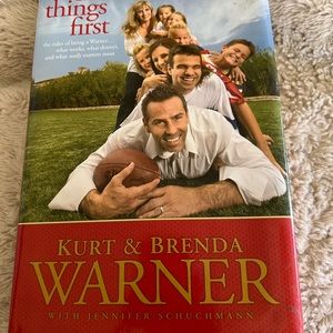 First Things First Book by Kurt Warner‎